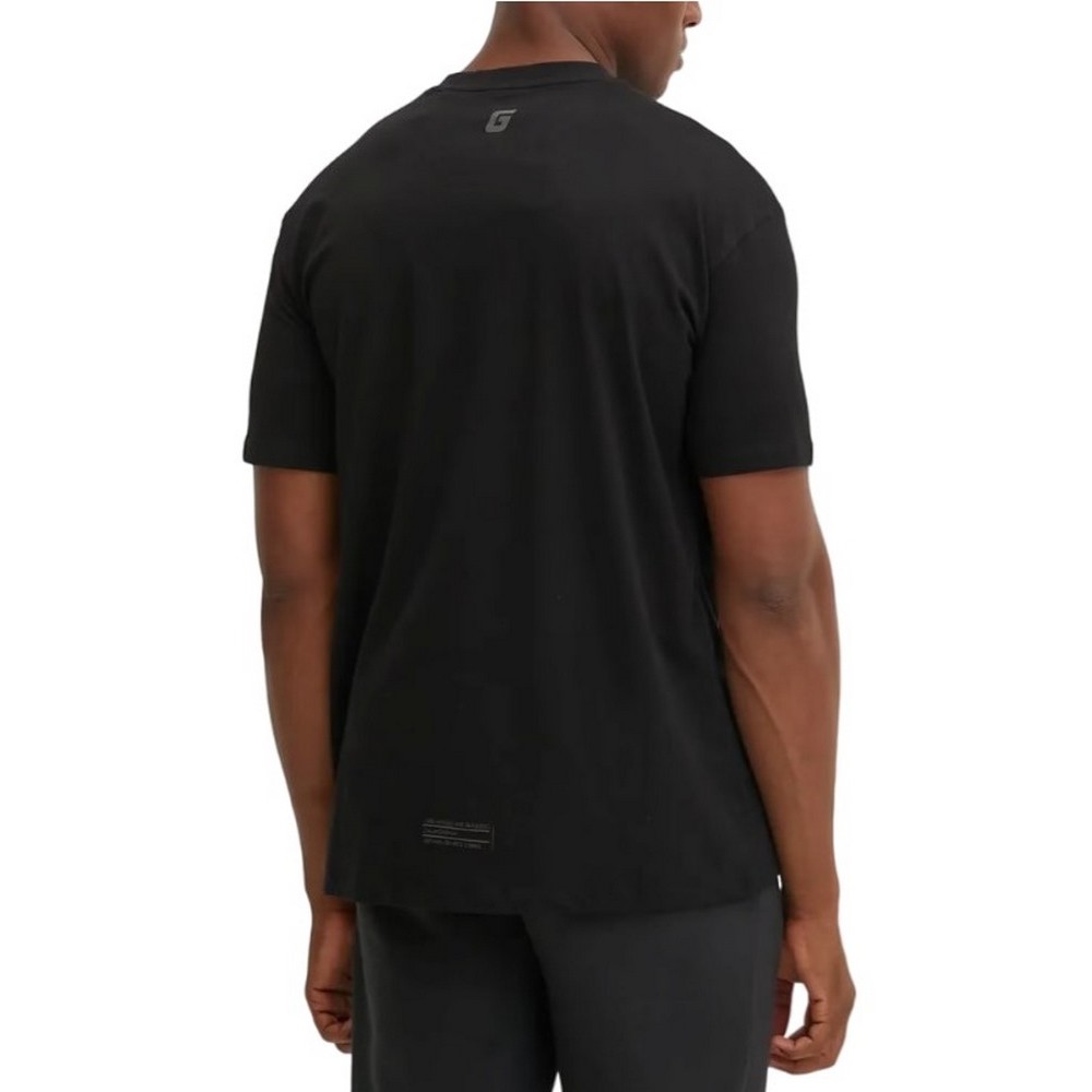 GUESS AZHA CN OVER T-SHIRT ΜΠΛΟΥΖΑ ΑΝΔΡΙΚΗ BLACK