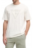 GUESS AZHA CN OVER T-SHIRT ΜΠΛΟΥΖΑ ΑΝΔΡΙΚΗ WHITE