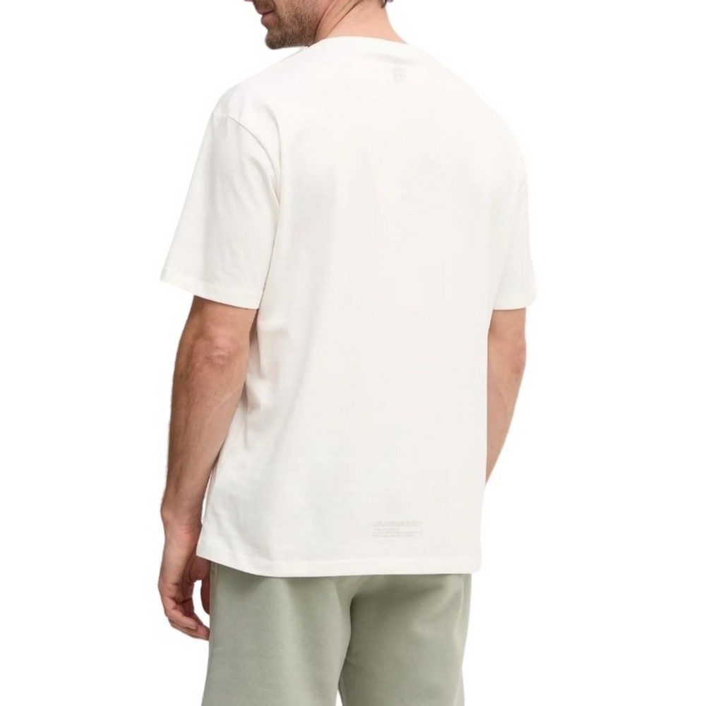 GUESS AZHA CN OVER T-SHIRT ΜΠΛΟΥΖΑ ΑΝΔΡΙΚΗ WHITE