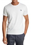 U.S POLO ASSN 49351 T-SHIRT ΜΠΛΟΥΖΑ ΑΝΔΡΙΚH WHITE