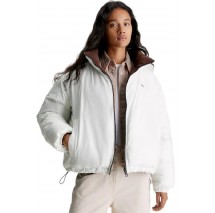 CALVIN KLEIN JEANS REVERSIBLE 90s PUFFER ΜΠΟΥΦΑΝ ΓΥΝΑΙΚΕΙΟ IVORY