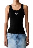HUGO BOSS DAMATANK B JERSEY ΤΟΠ ΜΠΛΟΥΖΑ ΓΥΝΑΙΚΕΙΑ BLACK