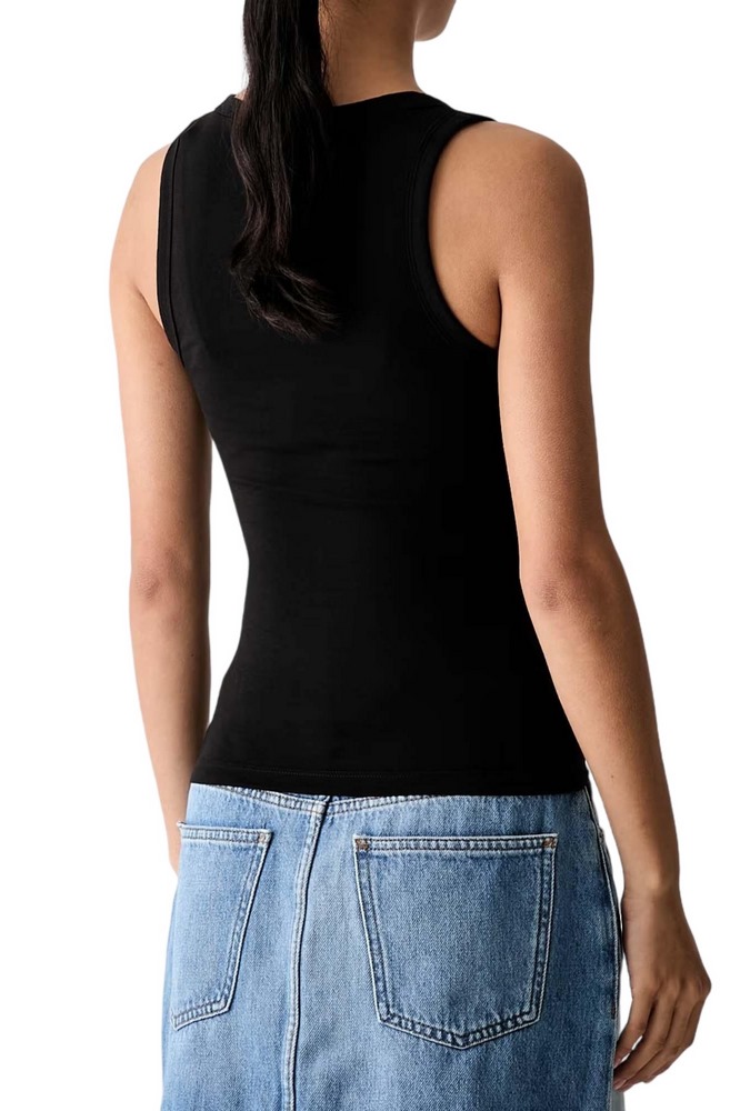 HUGO BOSS DAMATANK B JERSEY ΤΟΠ ΜΠΛΟΥΖΑ ΓΥΝΑΙΚΕΙΑ BLACK