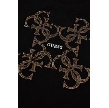 GUESS LOGO T-SHIRT ΜΠΛΟΥΖΑ  ΓΥΝΑΙΚΕΙΑ BLACK