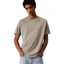 CALVIN KLEIN JEANS PAINTED CALVIN KLEIN JEANS TEE T-SHIRT ΜΠΛΟΥΖΑ ΑΝΔΡΙΚΗ KHAKI