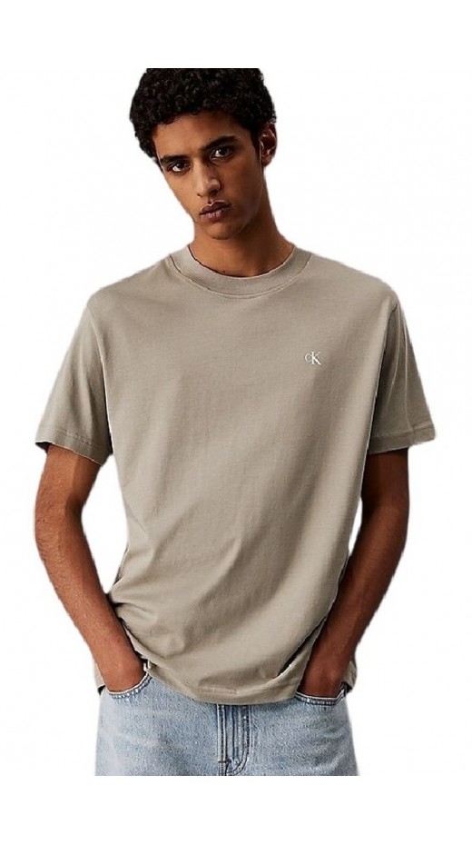 CALVIN KLEIN JEANS PAINTED CALVIN KLEIN JEANS TEE T-SHIRT ΜΠΛΟΥΖΑ ΑΝΔΡΙΚΗ KHAKI