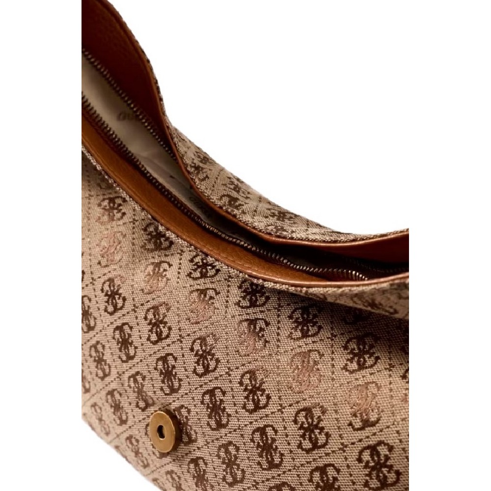 GUESS CAMDEN SHOULDER BAG HWJJ9308180 ΤΣΑΝΤΑ ΓΥΝΑΙΚΕΙΑ COGNAC