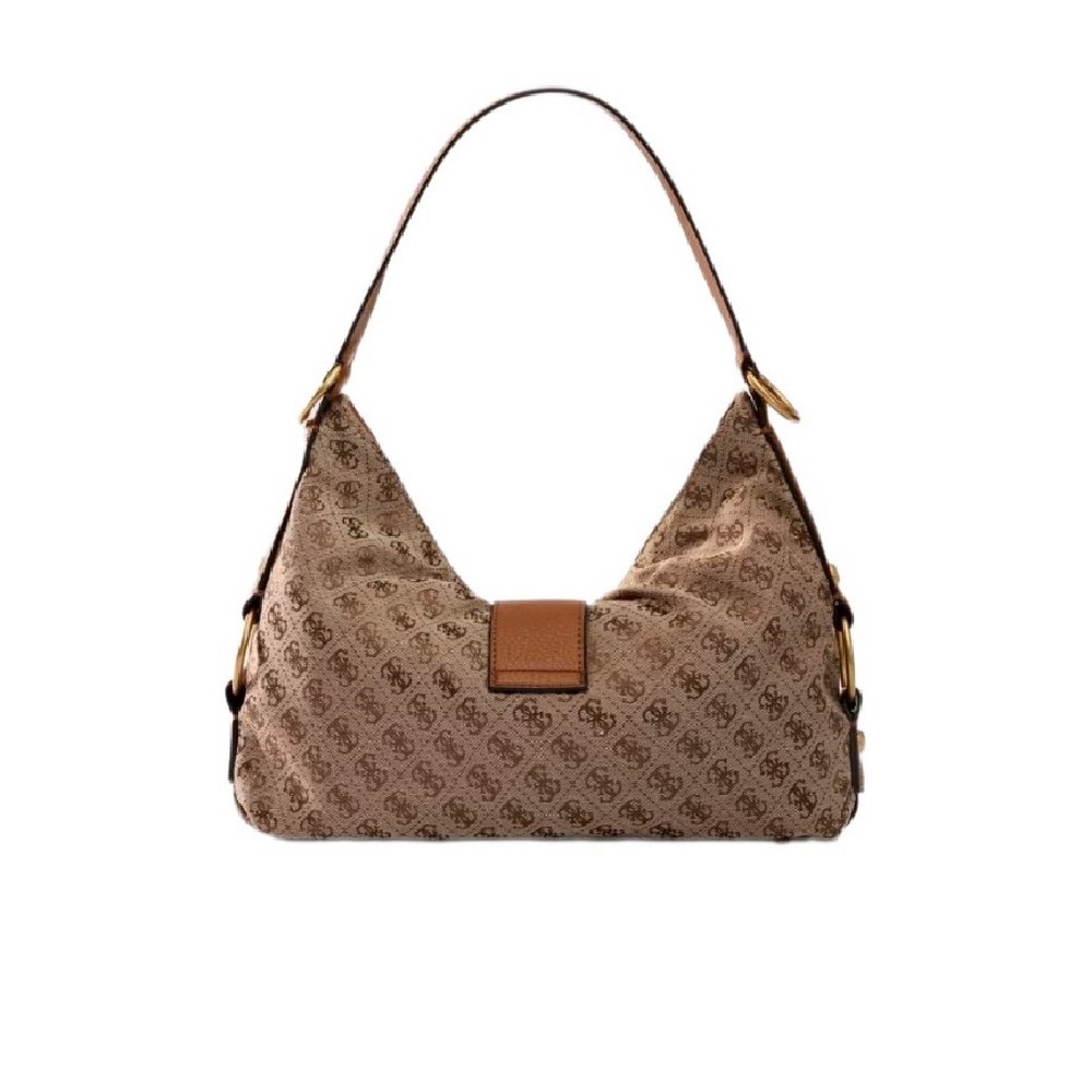 GUESS CAMDEN SHOULDER BAG HWJJ9308180 ΤΣΑΝΤΑ ΓΥΝΑΙΚΕΙΑ COGNAC