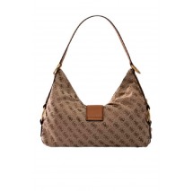 GUESS CAMDEN SHOULDER BAG HWJJ9308180 ΤΣΑΝΤΑ ΓΥΝΑΙΚΕΙΑ COGNAC