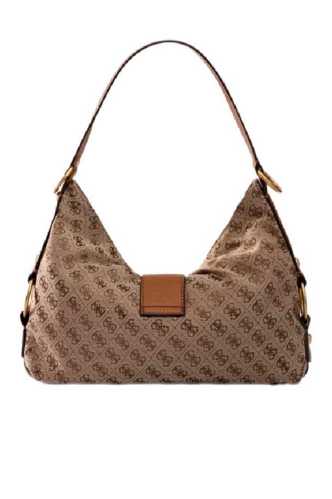 GUESS CAMDEN SHOULDER BAG HWJJ9308180 ΤΣΑΝΤΑ ΓΥΝΑΙΚΕΙΑ COGNAC