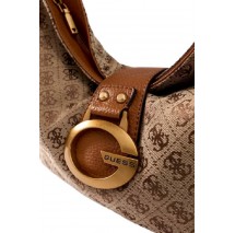 GUESS CAMDEN SHOULDER BAG HWJJ9308180 ΤΣΑΝΤΑ ΓΥΝΑΙΚΕΙΑ COGNAC