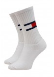 TOMMY JEANS UNI SOCK 2P FLAG ΚΑΛΤΣΕΣ ΑΝΔΡΙΚΕΣ WHITE