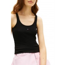 TOMMY JEANS SLIM RACER BACK RIB TANK ΤΟΠ ΓΥΝΑΙΚΕΙΟ BLACK