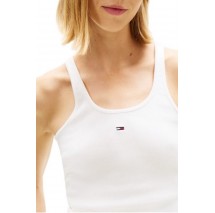TOMMY JEANS SLIM RACER BACK RIB TANK ΤΟΠ ΓΥΝΑΙΚΕΙΟ ECRU