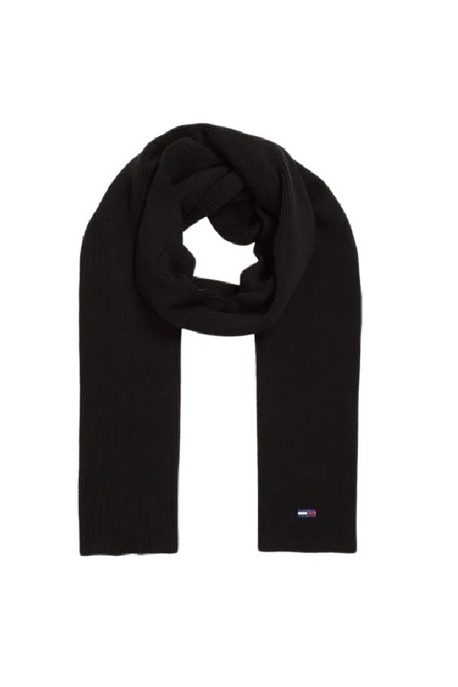 TOMMY HILFIGER TJW FLAG SCARF ΚΑΣΚΟΛ ΓΥΝΑΙΚΕΙΟ BLACK