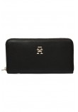 TOMMY HILFIGER POPPY PLUS LARGE ZA ΠΟΡΤΟΦΟΛΙ ΓΥΝΑΙΚΕΙΟ BLACK