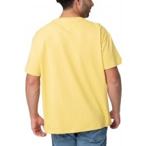 TOMMY JEANS RLX TONAL CREST TEE T-SHIRT ΜΠΛΟΥΖΑ ΑΝΔΡΙΚΗ YELLOW
