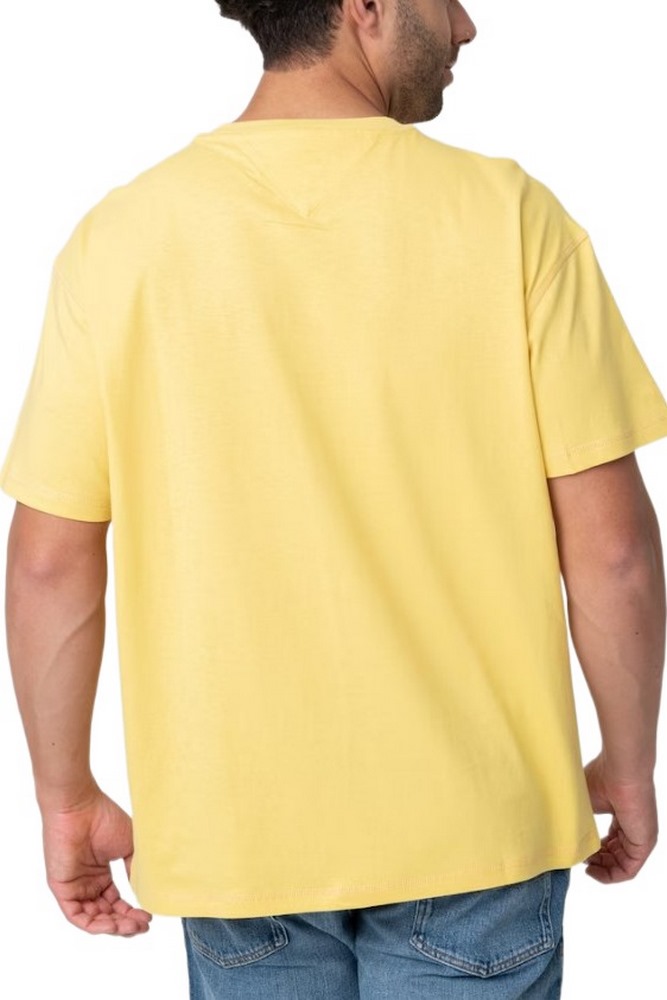 TOMMY JEANS RLX TONAL CREST TEE T-SHIRT ΜΠΛΟΥΖΑ ΑΝΔΡΙΚΗ YELLOW