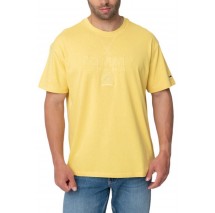 TOMMY JEANS RLX TONAL CREST TEE T-SHIRT ΜΠΛΟΥΖΑ ΑΝΔΡΙΚΗ YELLOW