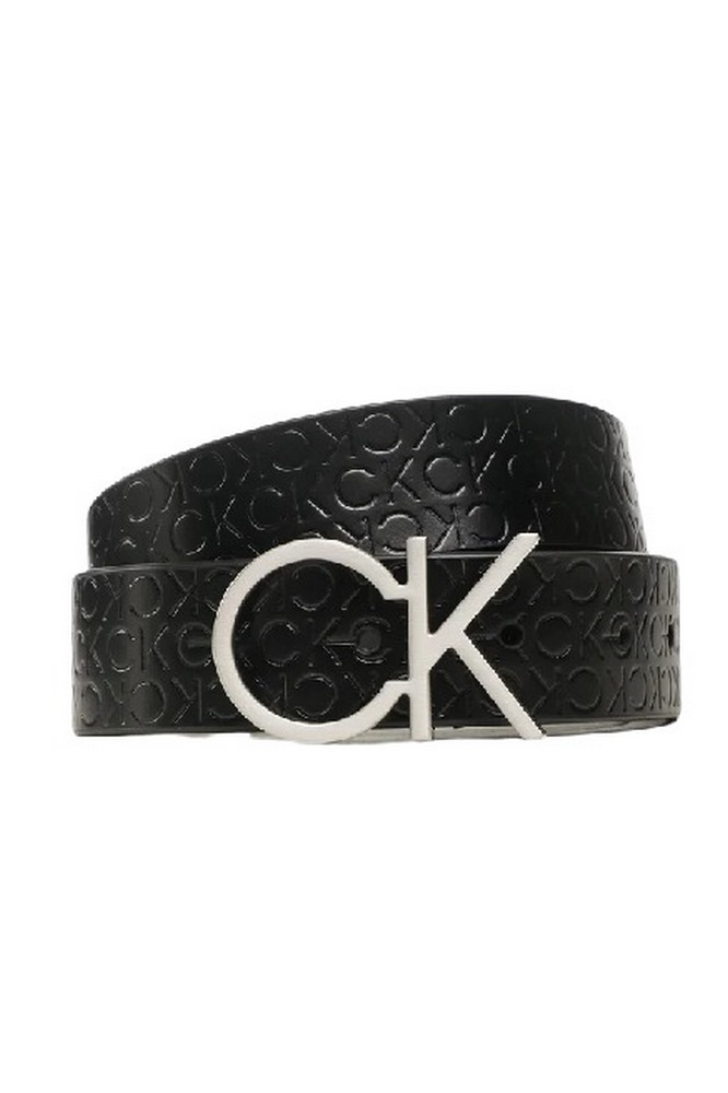 CALVIN KLEIN JEANS RE-LOCK CK LOGO BELT 30MM EMB MN ΖΩΝΗ ΓΥΝΑΙΚΕΙΑ BLACK