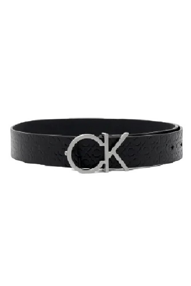 CALVIN KLEIN JEANS RE-LOCK CK LOGO BELT 30MM EMB MN ΖΩΝΗ ΓΥΝΑΙΚΕΙΑ BLACK