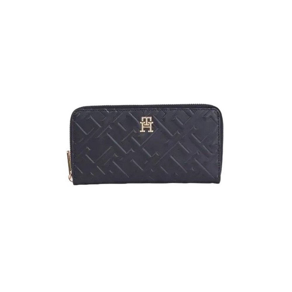TOMMY HILFIGER ICONIC TOMMY LARGE ZA MONO ΠΟΡΤΟΦΟΛΙ ΓΥΝΑΙΚΕΙΟ NAVY