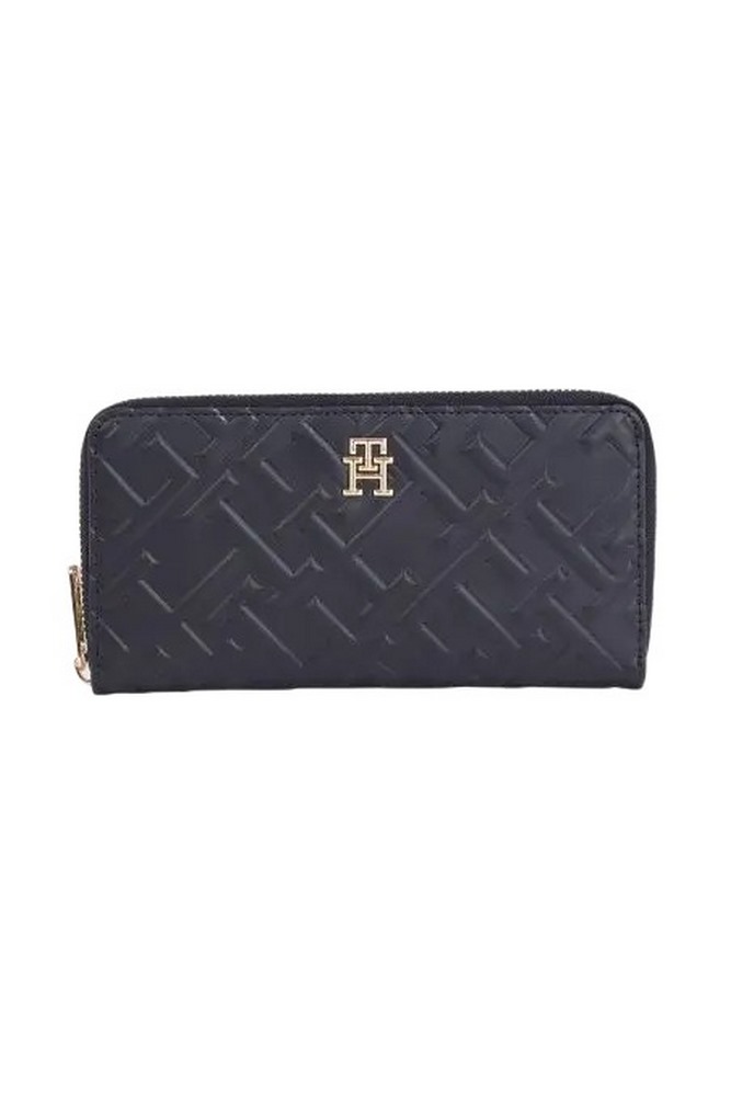 TOMMY HILFIGER ICONIC TOMMY LARGE ZA MONO ΠΟΡΤΟΦΟΛΙ ΓΥΝΑΙΚΕΙΟ NAVY