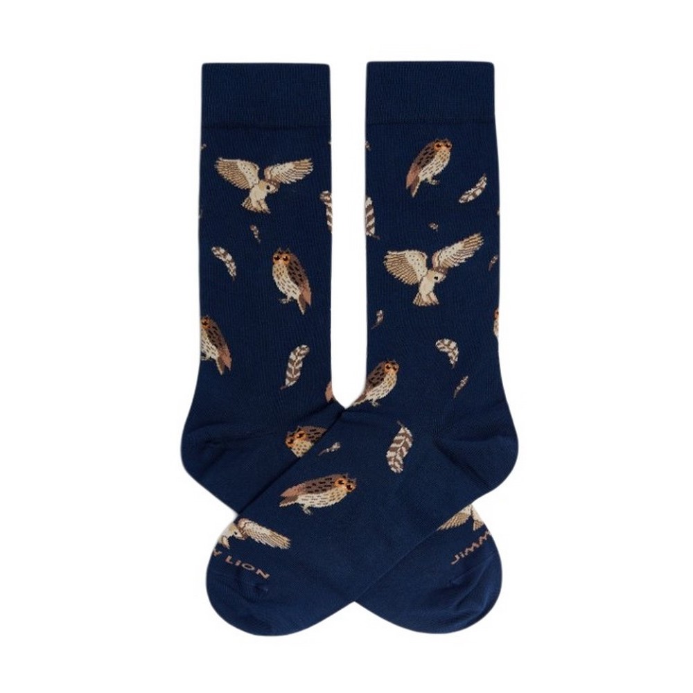 JIMMY LION NIGHT OWL SOCKS UNISEX ΚΑΛΤΣΕΣ BLUE