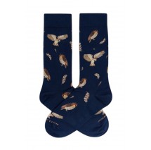 JIMMY LION NIGHT OWL SOCKS UNISEX ΚΑΛΤΣΕΣ BLUE