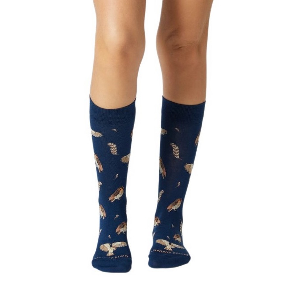 JIMMY LION NIGHT OWL SOCKS UNISEX ΚΑΛΤΣΕΣ BLUE