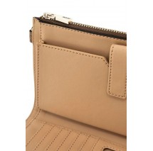 LAUREL SLG DBL ZIP ORGANIZER ΠΟΡΤΟΦΟΛΙ ΓΥΝΑΙΚΕΙΟ LATTE