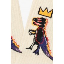 JIMMY LION ATHLETIC BASQUIAT PEZ DISPENSER SOCKS UNISEX ΚΑΛΤΣΕΣ BEIGE