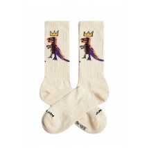 JIMMY LION ATHLETIC BASQUIAT PEZ DISPENSER SOCKS UNISEX ΚΑΛΤΣΕΣ BEIGE
