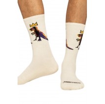 JIMMY LION ATHLETIC BASQUIAT PEZ DISPENSER SOCKS UNISEX ΚΑΛΤΣΕΣ BEIGE