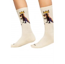 JIMMY LION ATHLETIC BASQUIAT PEZ DISPENSER SOCKS UNISEX ΚΑΛΤΣΕΣ BEIGE