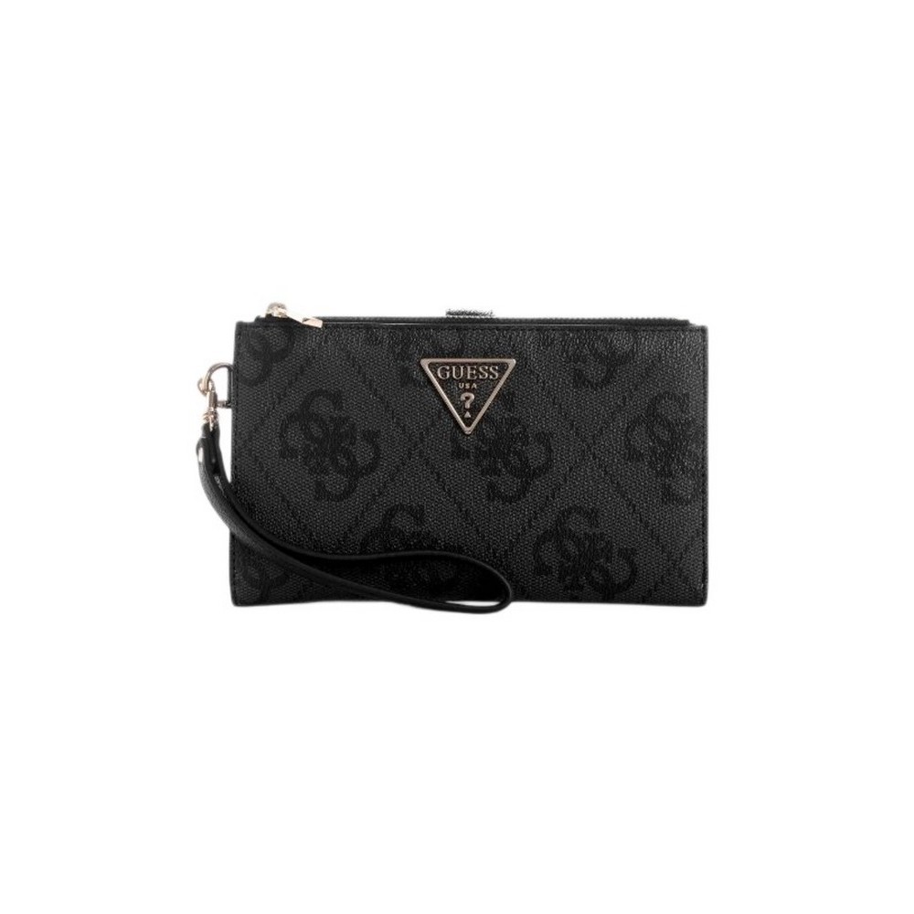 GUESS LAUREL II SLG DBL ZIP ORGNZR ΠΟΡΤΟΦΟΛΙ ΓΥΝΑΙΚΕΙΟ GREY