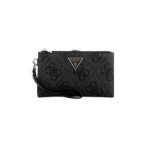 GUESS LAUREL II SLG DBL ZIP ORGNZR ΠΟΡΤΟΦΟΛΙ ΓΥΝΑΙΚΕΙΟ GREY