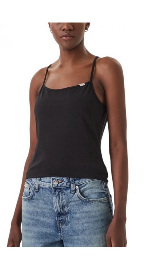 CALVIN KLEIN JEANS SL COTTON STRETCH STRAP CAMI ΤΟΠ ΓΥΝΑΙΚΕΙΟ BLACK
