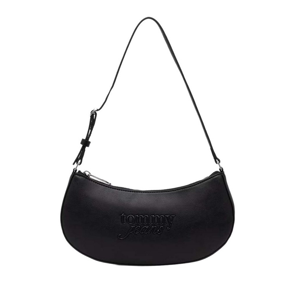 TOMMY JEANS MUST SHOULDER BAG ΤΣΑΝΤΑ ΓΥΝΑΙΚΕΙΑ BLACK