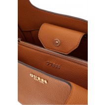 GUESS CALISTA 2 IN 1 TOTE ΤΣΑΝΤΑ ΓΥΝΑΙΚΕΙΑ CARAMEL
