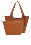 GUESS CALISTA 2 IN 1 TOTE ΤΣΑΝΤΑ ΓΥΝΑΙΚΕΙΑ CARAMEL