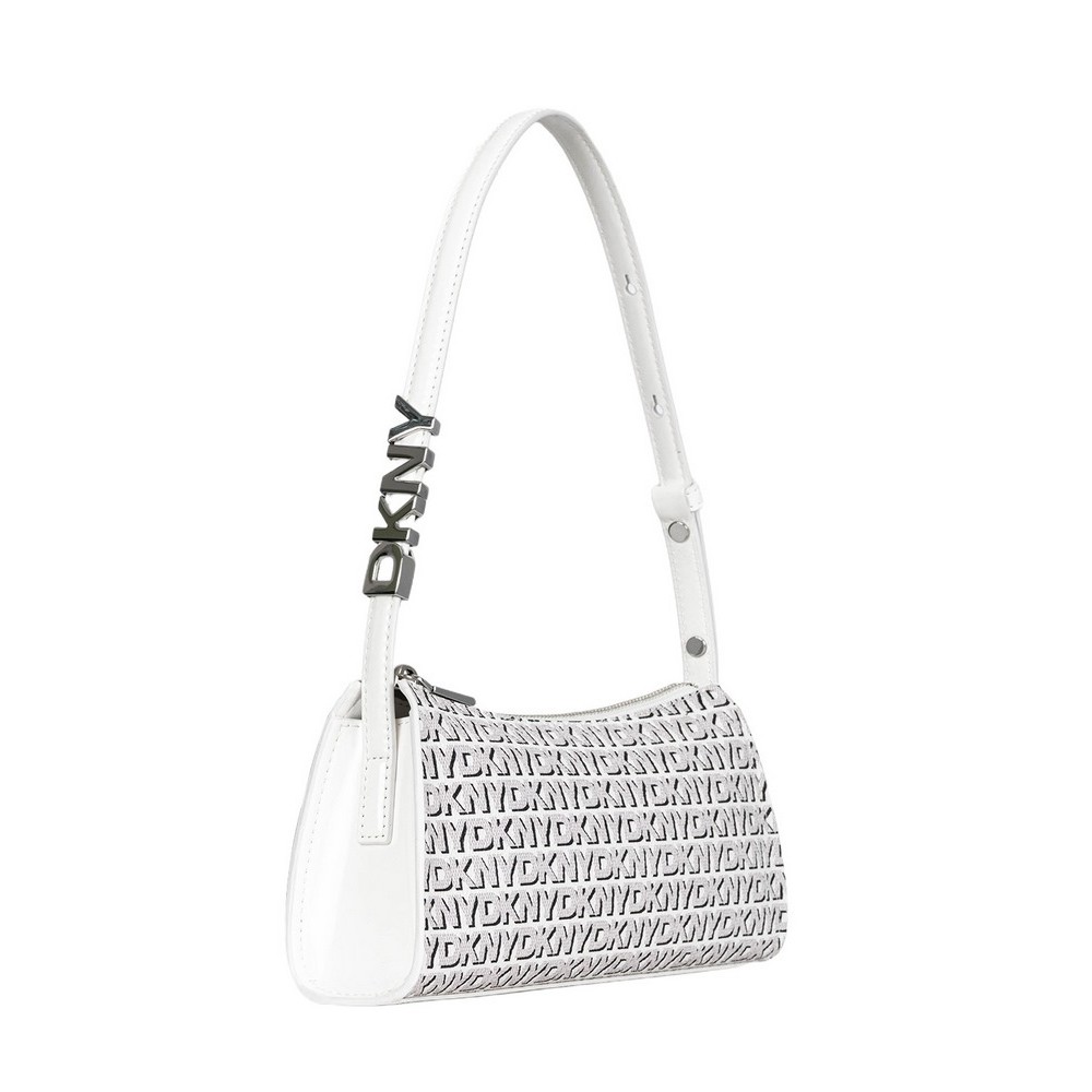 DKNY AVRIL SHOULDER BAG R5235G57 ΤΣΑΝΤΑ ΓΥΝΑΙΚΕΙΑ WHITE