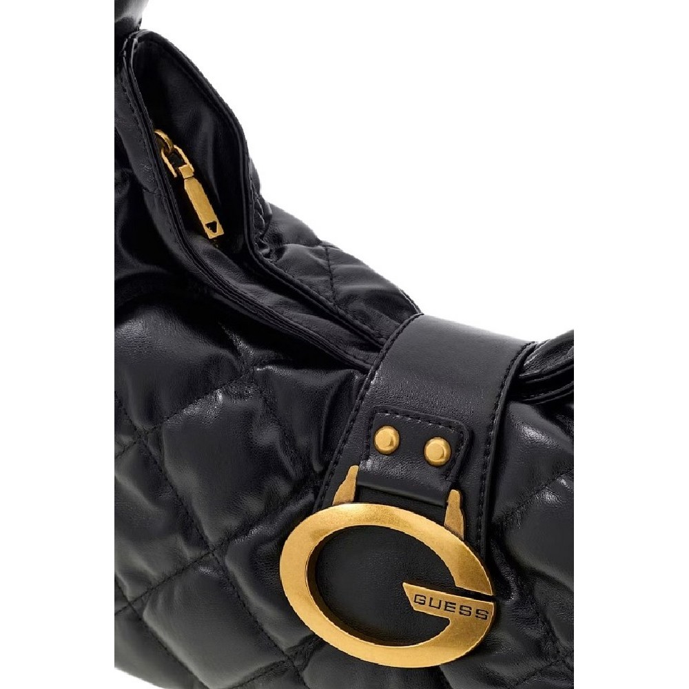 GUESS CAMDEN SHOULDER BAG ΤΣΑΝΤΑ ΓΥΝΑΙΚΕΙΑ BLACK