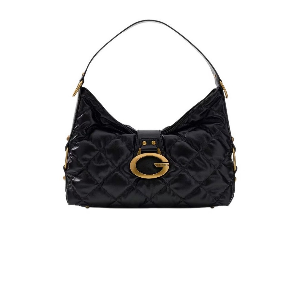 GUESS CAMDEN SHOULDER BAG ΤΣΑΝΤΑ ΓΥΝΑΙΚΕΙΑ BLACK