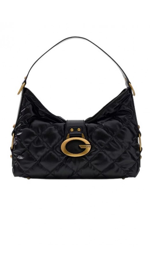 GUESS CAMDEN SHOULDER BAG ΤΣΑΝΤΑ ΓΥΝΑΙΚΕΙΑ BLACK