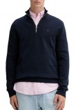 TOMMY JEANS SLM ESS LIGHT ΒΌ ZIP SWTR EXT ΜΠΛΟΥΖΑ ΠΛΕΚΤΗ ΑΝΔΡΙΚΗ NAVY