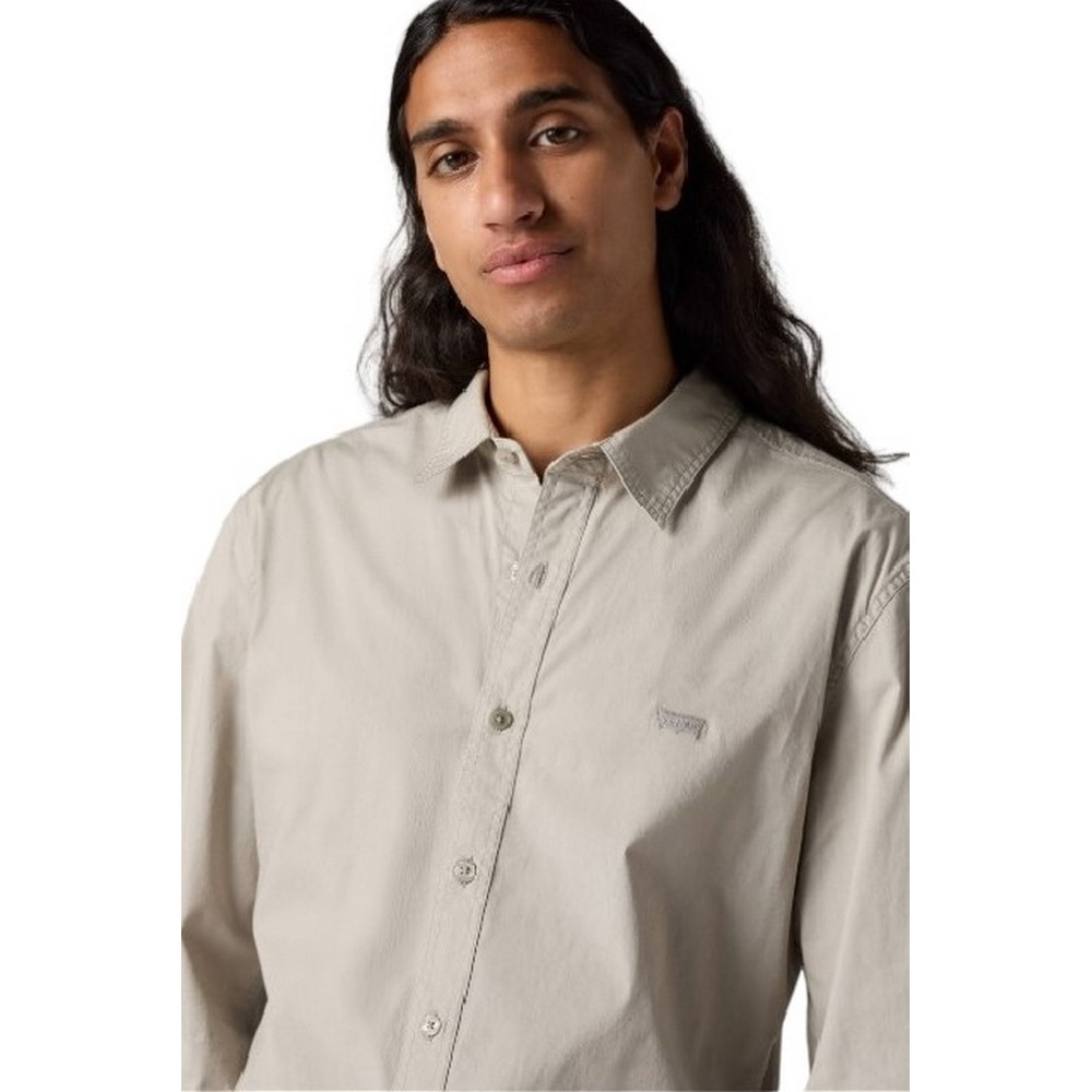 LEVIS LS BATTERY HM SHIRT SLIM 866250067 ΠΟΥΚΑΜΙΣΟ ΑΝΔΡΙΚΟ GREY