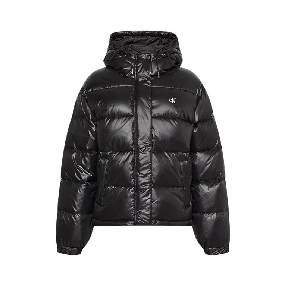 CALVIN KLEIN JEANS SHINE MW CLASSIC PUFFER ΜΠΟΥΦΑΝ ΓΥΝΑΙΚΕΙΟ BLACK