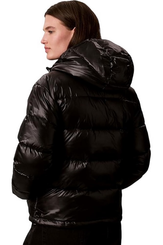CALVIN KLEIN JEANS SHINE MW CLASSIC PUFFER ΜΠΟΥΦΑΝ ΓΥΝΑΙΚΕΙΟ BLACK