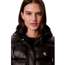 CALVIN KLEIN JEANS SHINE MW CLASSIC PUFFER ΜΠΟΥΦΑΝ ΓΥΝΑΙΚΕΙΟ BLACK